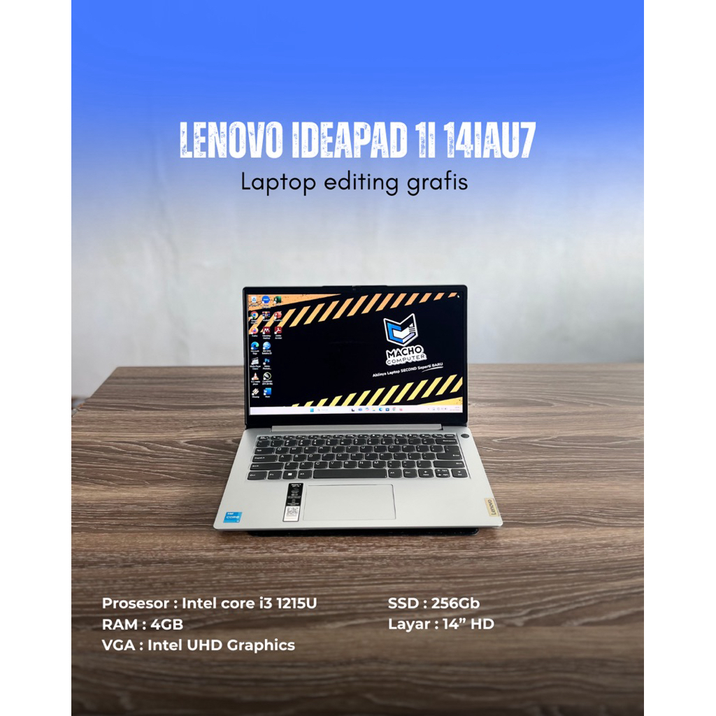 Lenovo Ideapad 1i 14IAU7 intel core i3 1215U