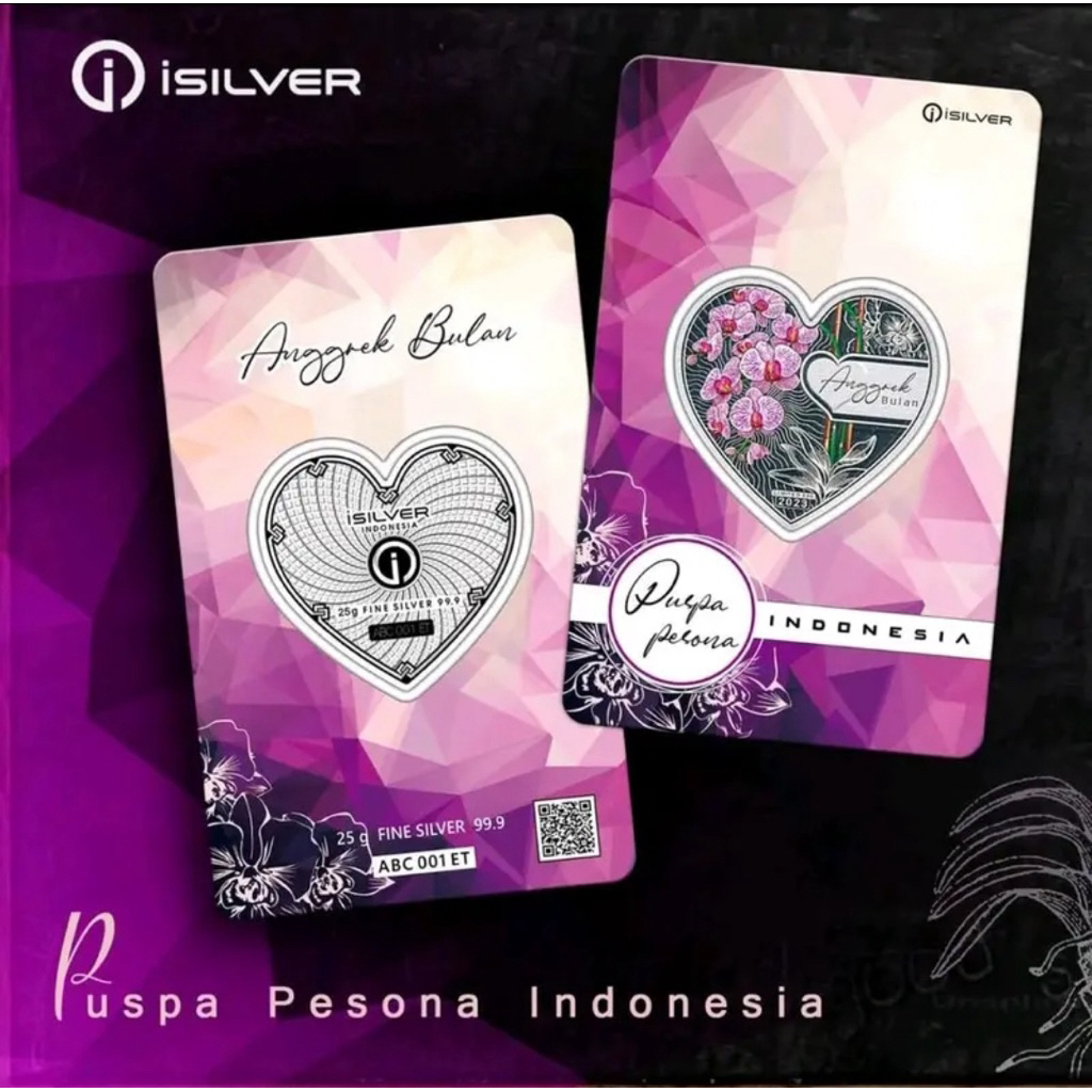 Medal Perak 25 gram Puspa Pesona Anggrek by iSilver