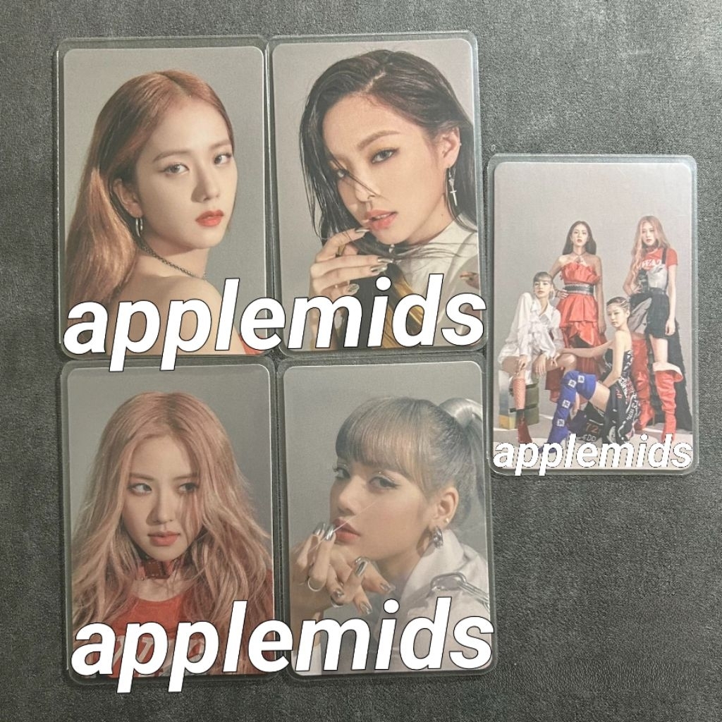 — Photocard Official Blackpink x Samsung Galaxy Friends Jisoo Jennie Rose Lisa