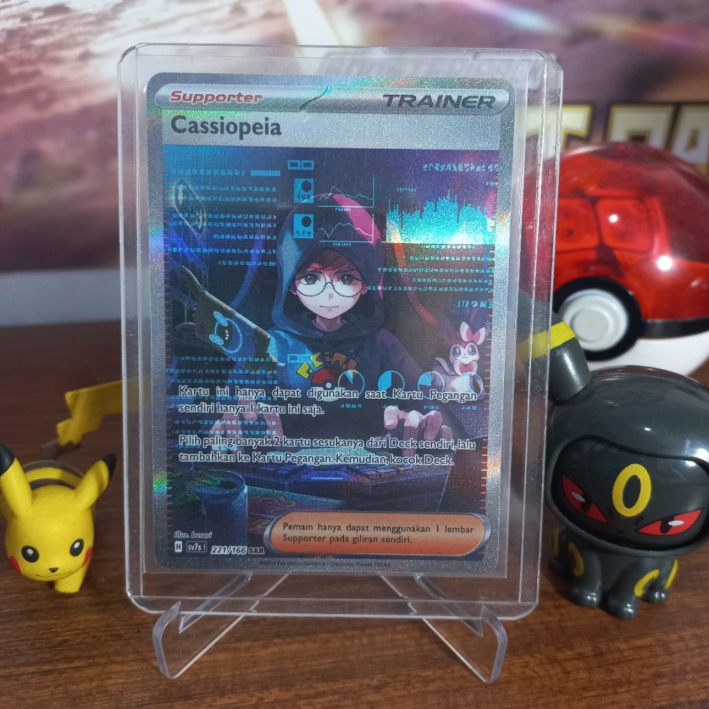 Cassiopeia SAR Sv7s 221/166 - Kartu Pokemon TCG Indonesia Bimbingan Rasi Original