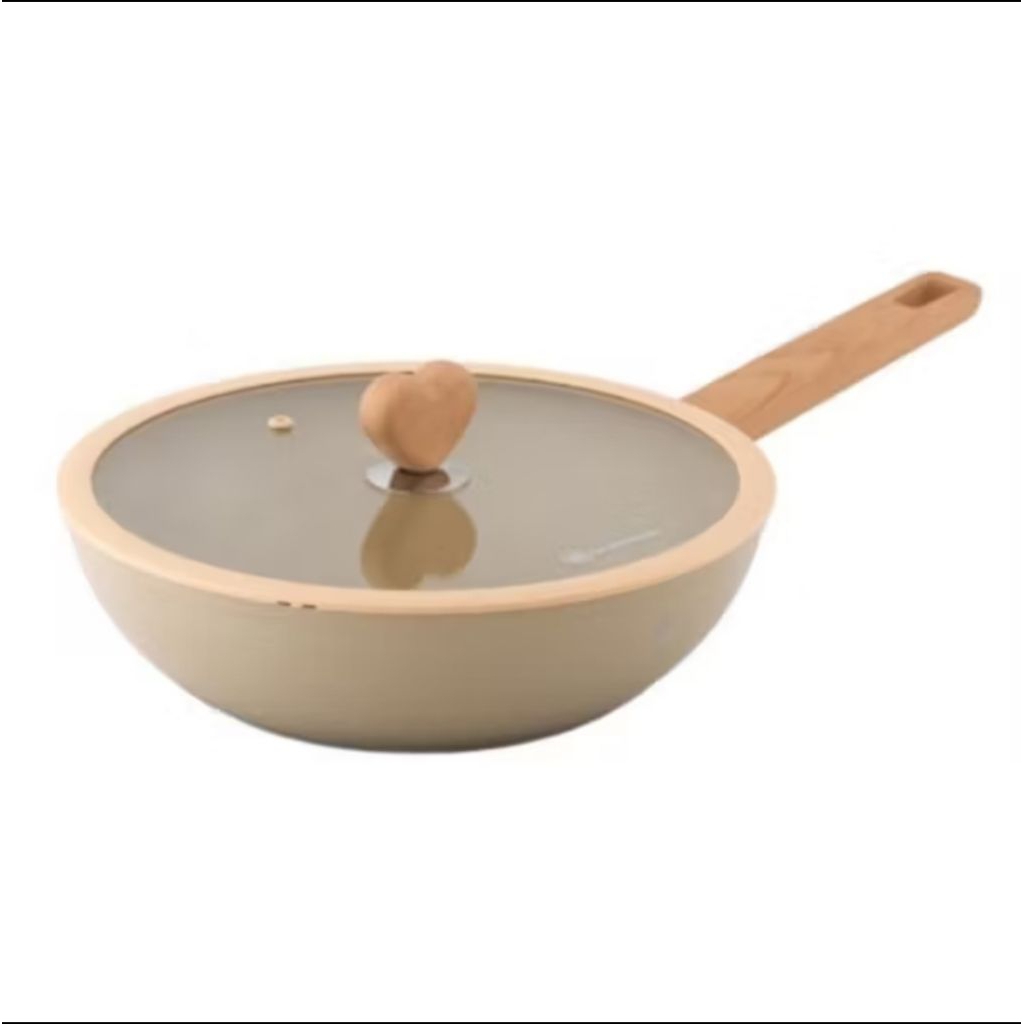 Panci CARL SCHMIDT SOHN WOK PAN WITH LID 28CM PASTEL / PANCI TEFLON TEKNOLOGI JERMAN