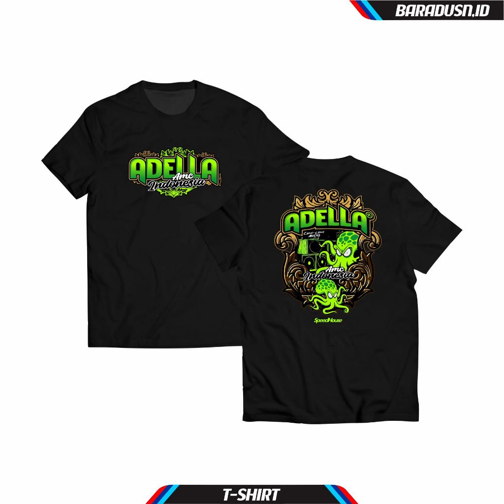 Kaos Adella Music Comunity AMC Baju Adella Katun Combed 24s Premium | Unisex