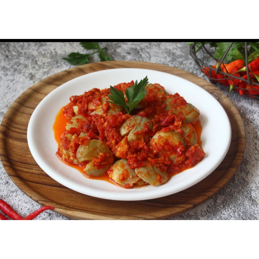 jengkol sambal balado siap makan sambal jengkol balado halal meal prep Frozen food catering lauk sia