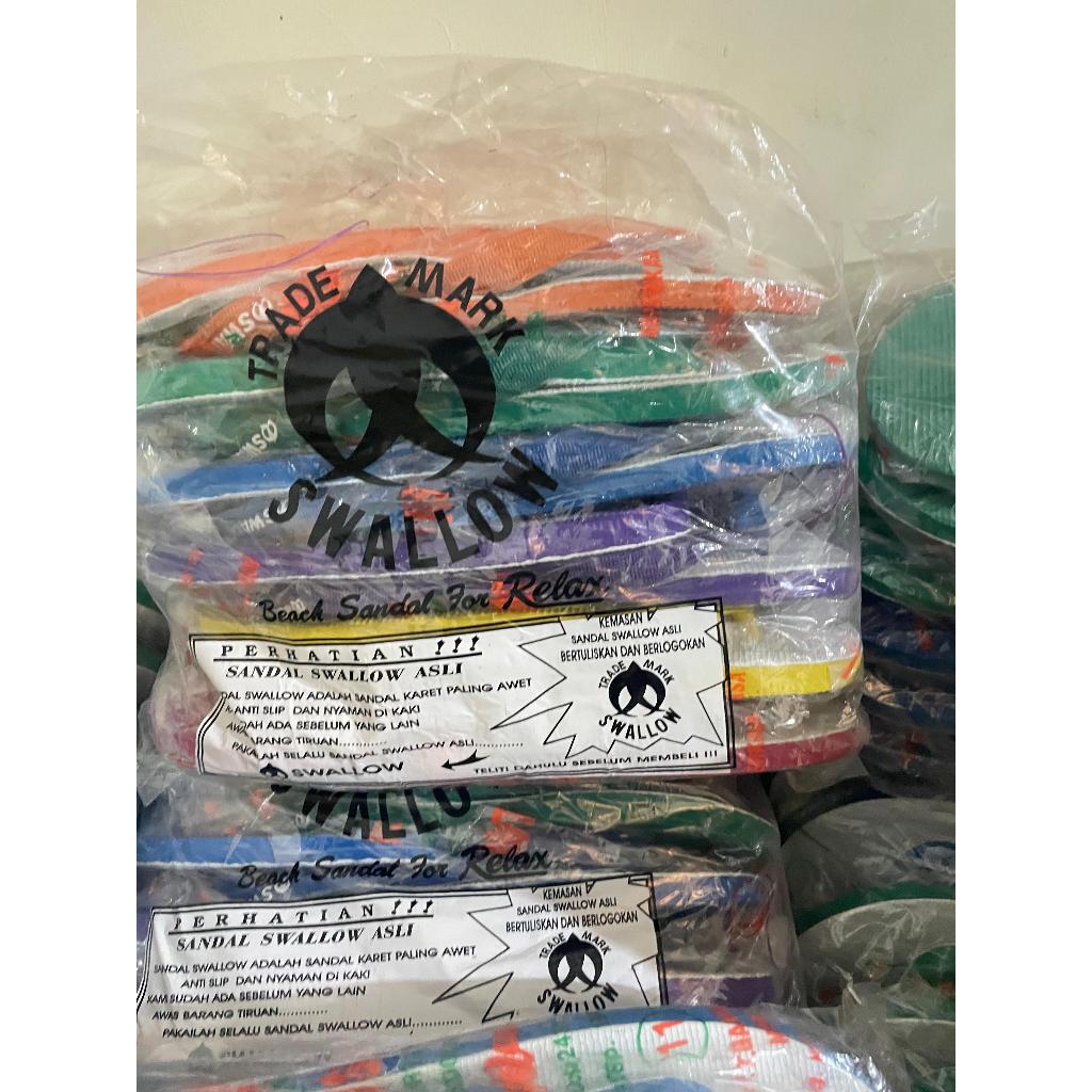 GROSIR Sandal Jepit Segala Merk / Swallow Mely Melly Lucio Pearlswallow / Sandal Jepit Pria Wanita O