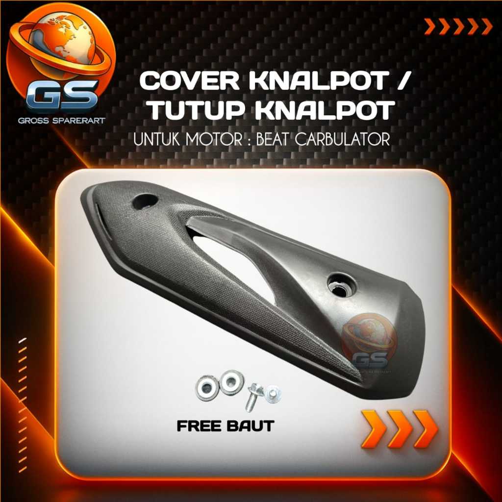 Grosir Sparepart Cover Knalpot Motor Tutup Karaku Free Baut