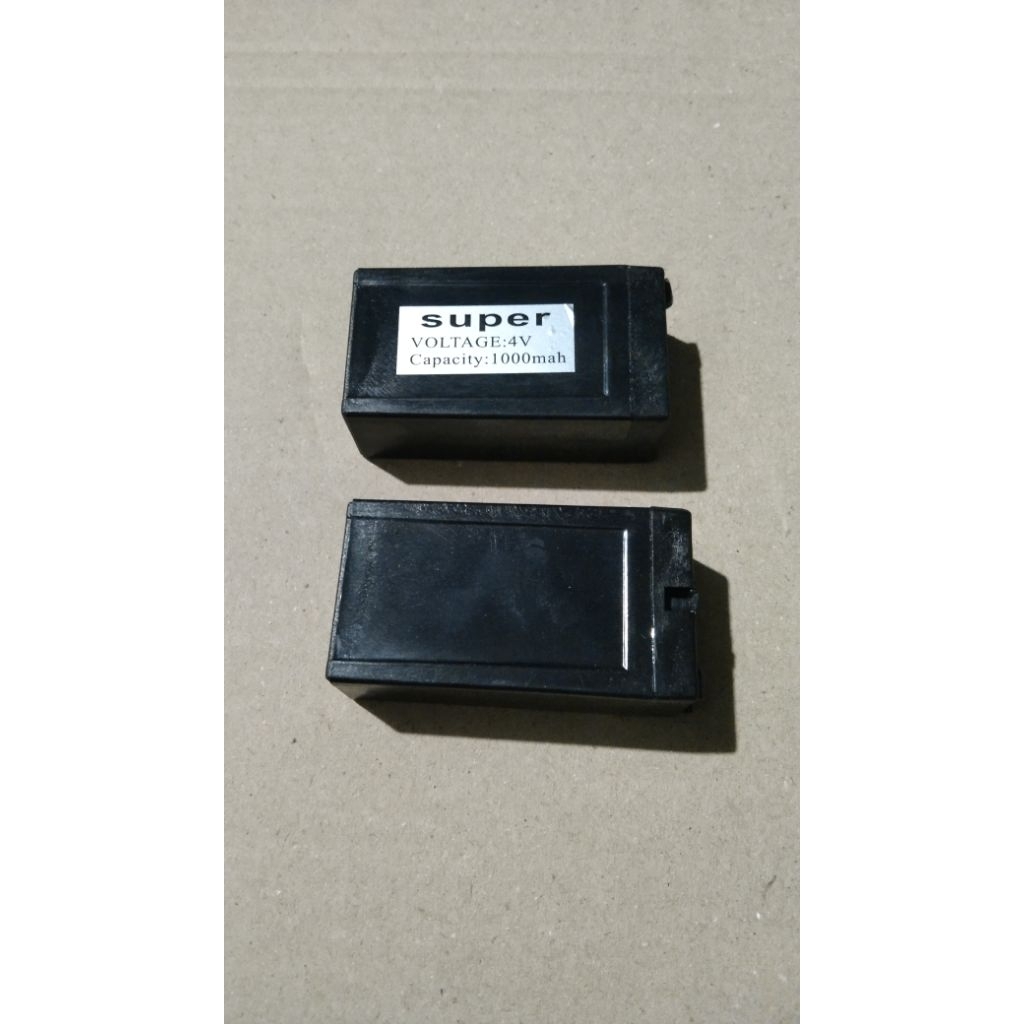 Baterai cas 4 Volt 1000 Mah