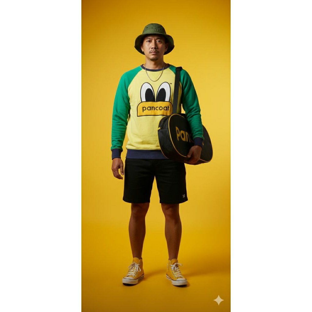 Crewneck Pancoat 3 tone