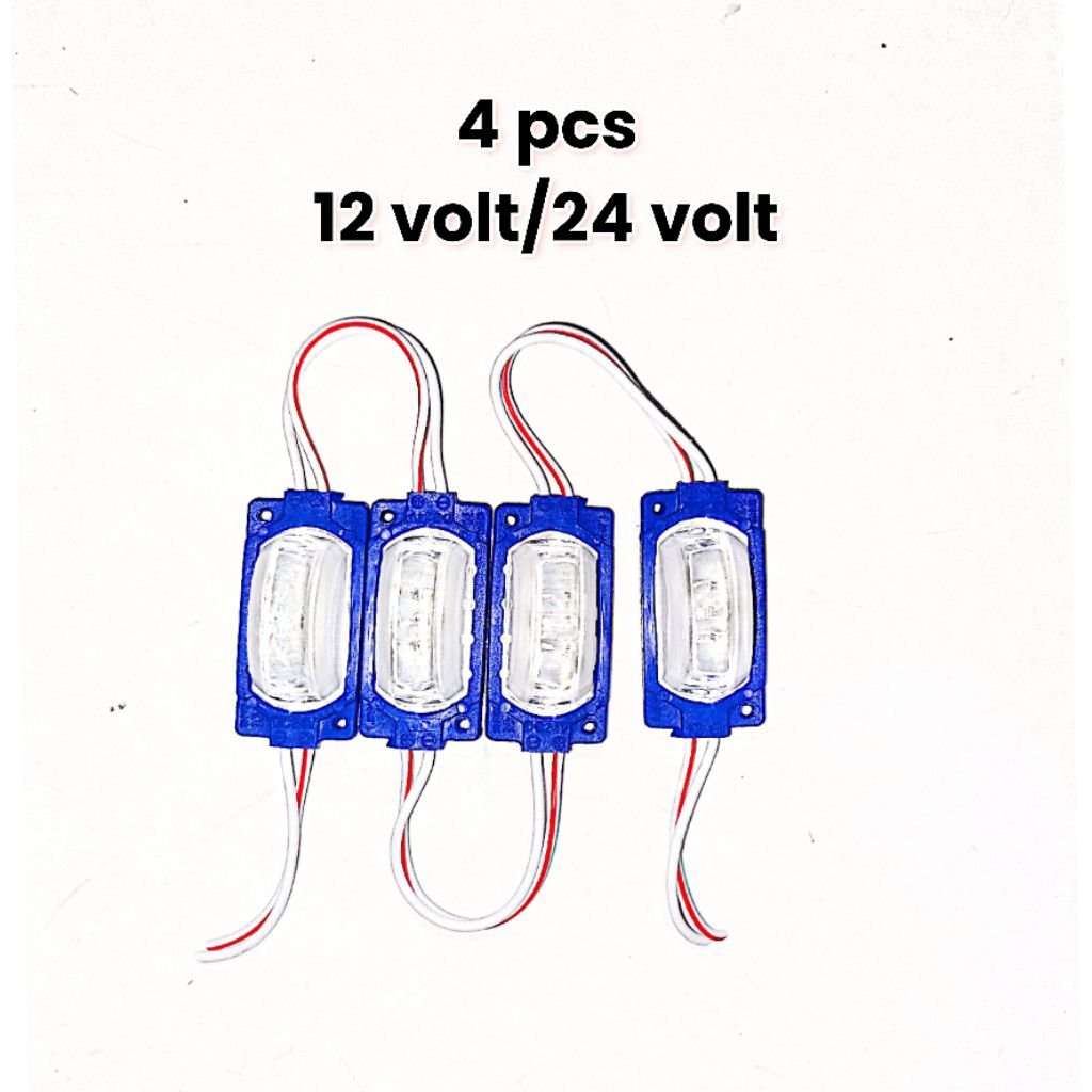 4 pcs lampu LED 1 mata roda 12 volt 24 volt LED variasi truk bus motor mobil lampu kolong