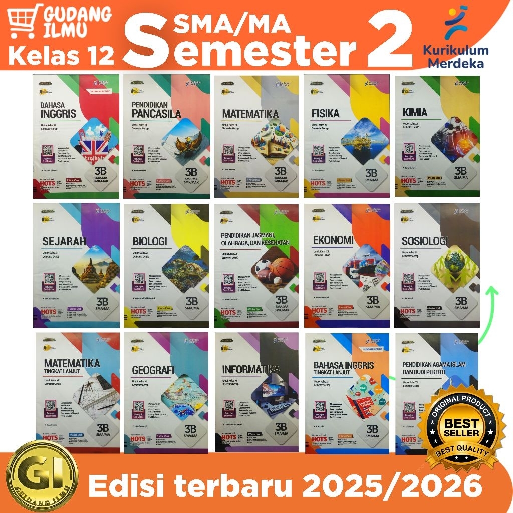 LKS MERDEKA SMA/MA KELAS 12 XII SEMESTER 2 I zamrud l Putra nugraha l pkn mtk bahasa inggris indones