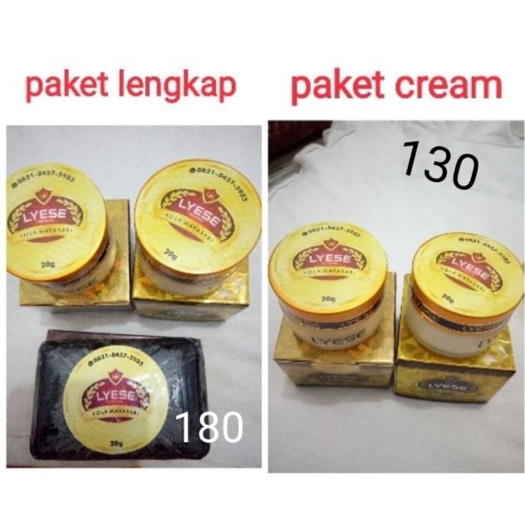 paket cream lyese