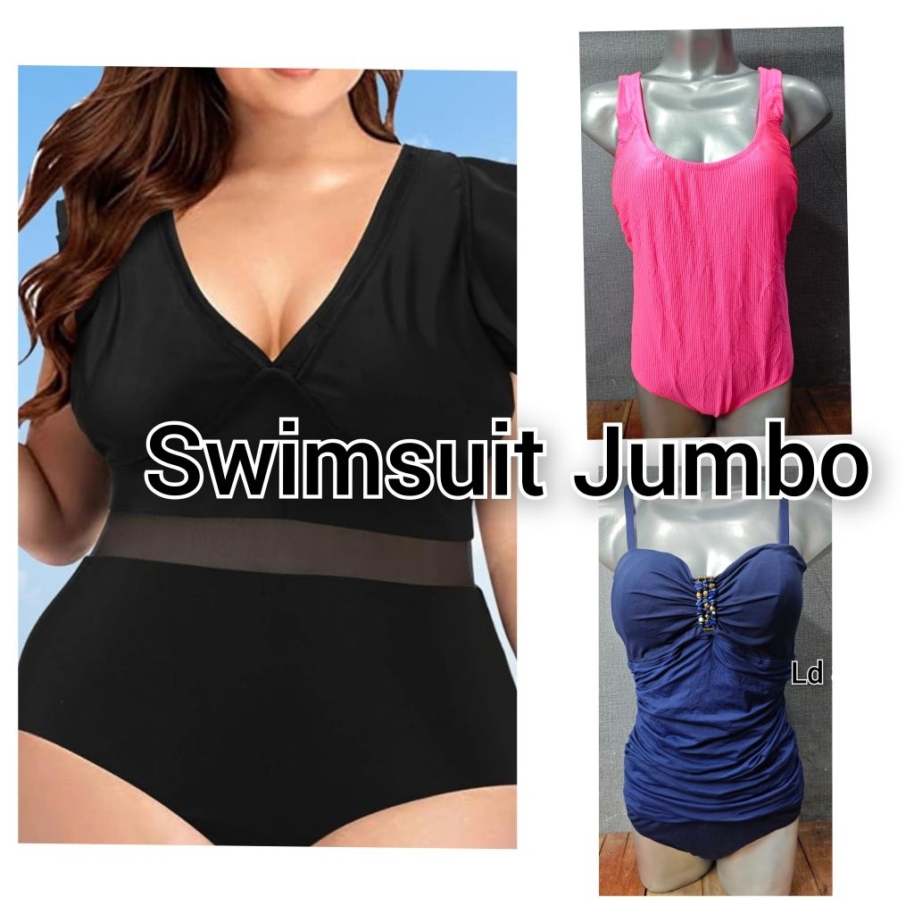 Baju Renang size Jumbo, plus size swimsuit, swimwear, one piece