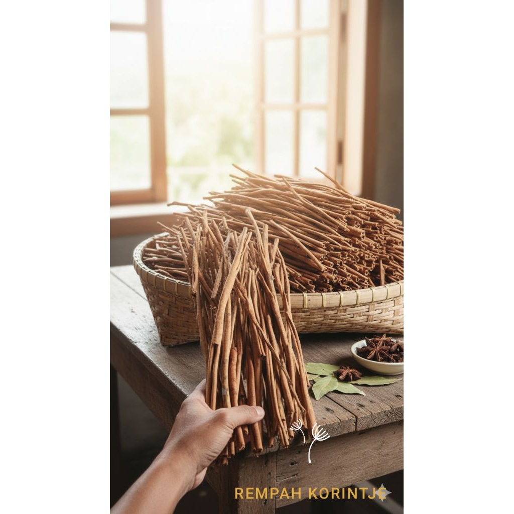 Kayu manis/Kayu manis asli kerinci/Cinamon kerinci/Cassiavera 1 kg