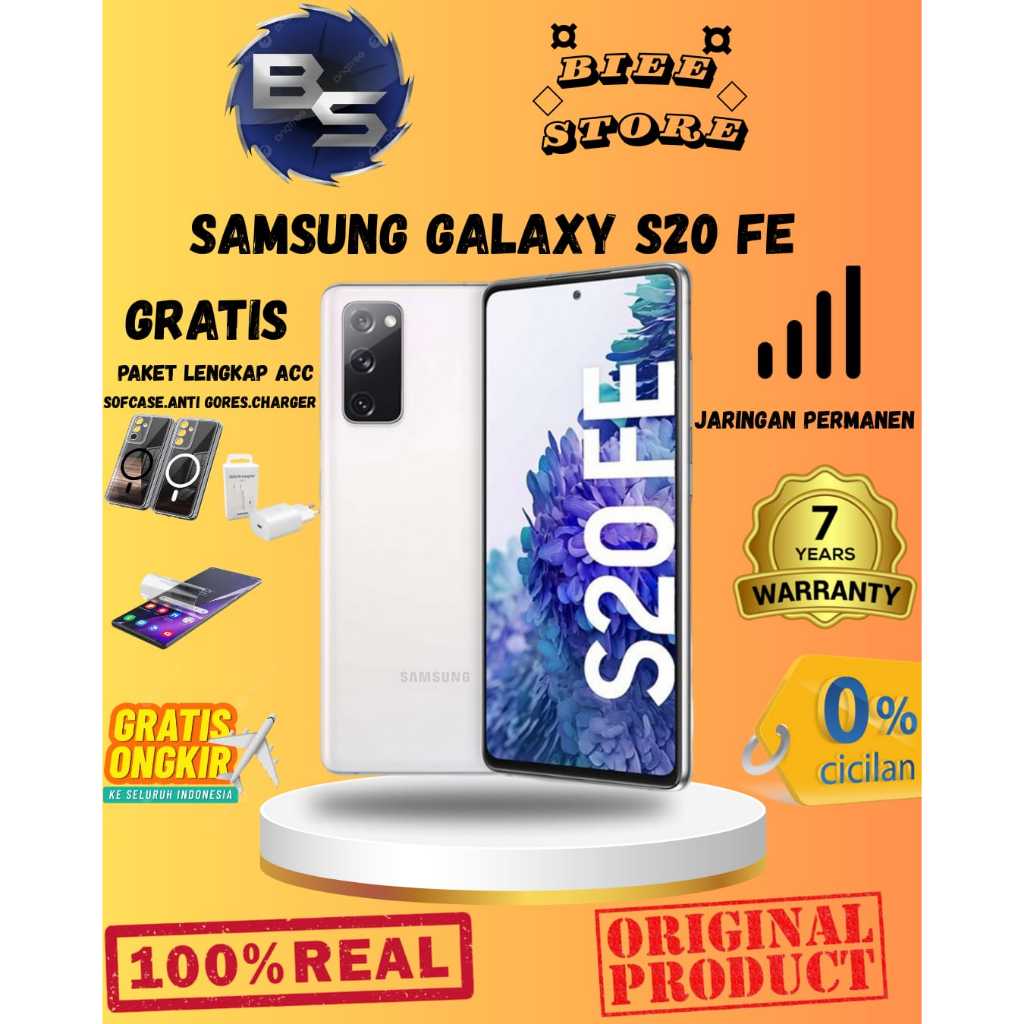 samsung s20 fe 4g 8/128gb sein resmi no minus fullset