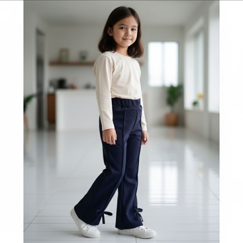 celana scuba panjang cutbray anak usia 5-7 tahun model pita