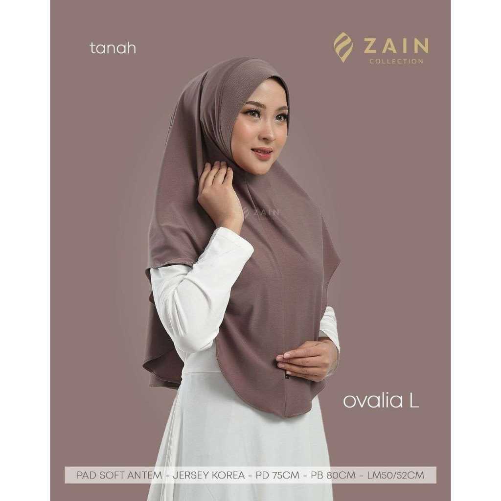 Bergo Inatan Ovalia ZAIN COLLECTION hijab instan premium