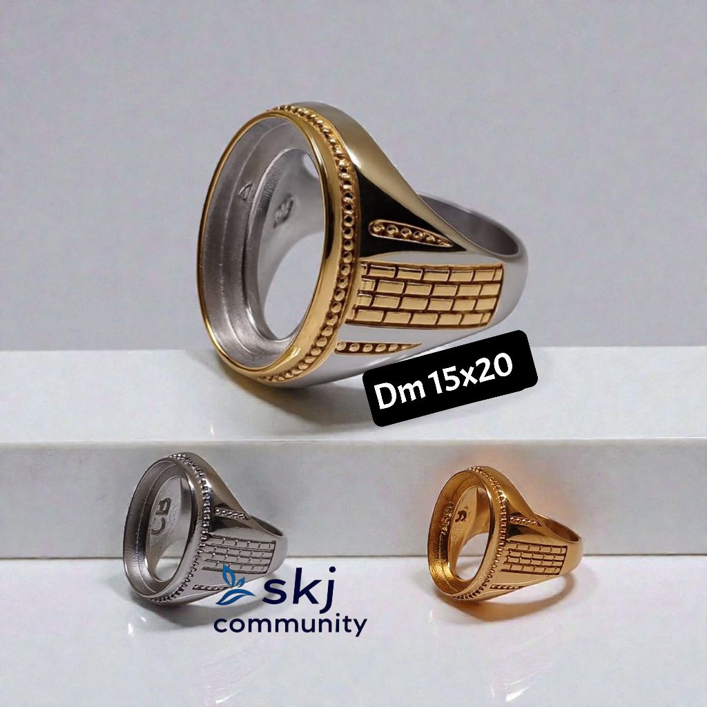 RING CINCIN DM 15X20 TITANIUM