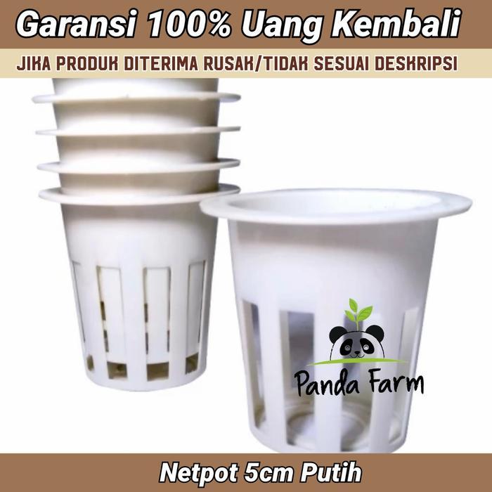 NetPot Net Pot WARNA PUTIH Hidroponik 5 cm