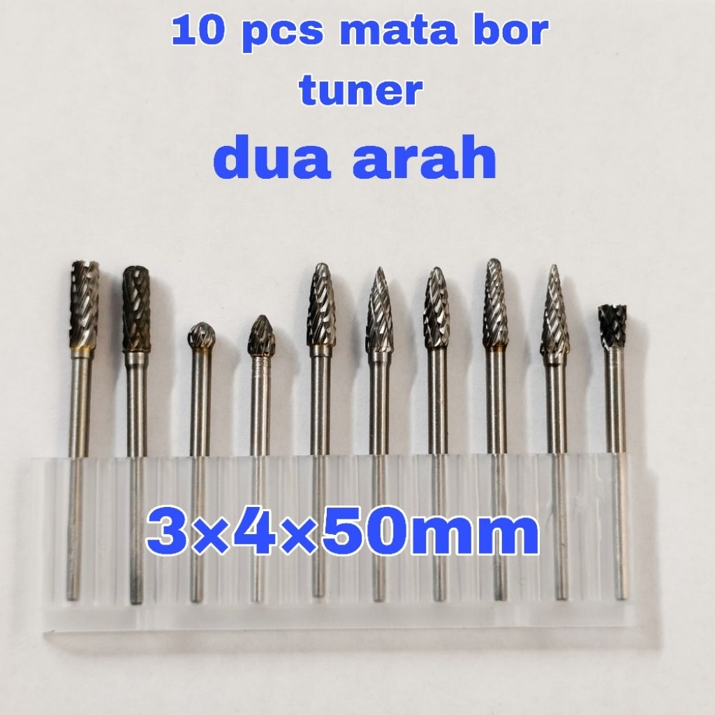 10pcs mata bor tuner 3x4x50mm tungsten carbide mata tuner kerok