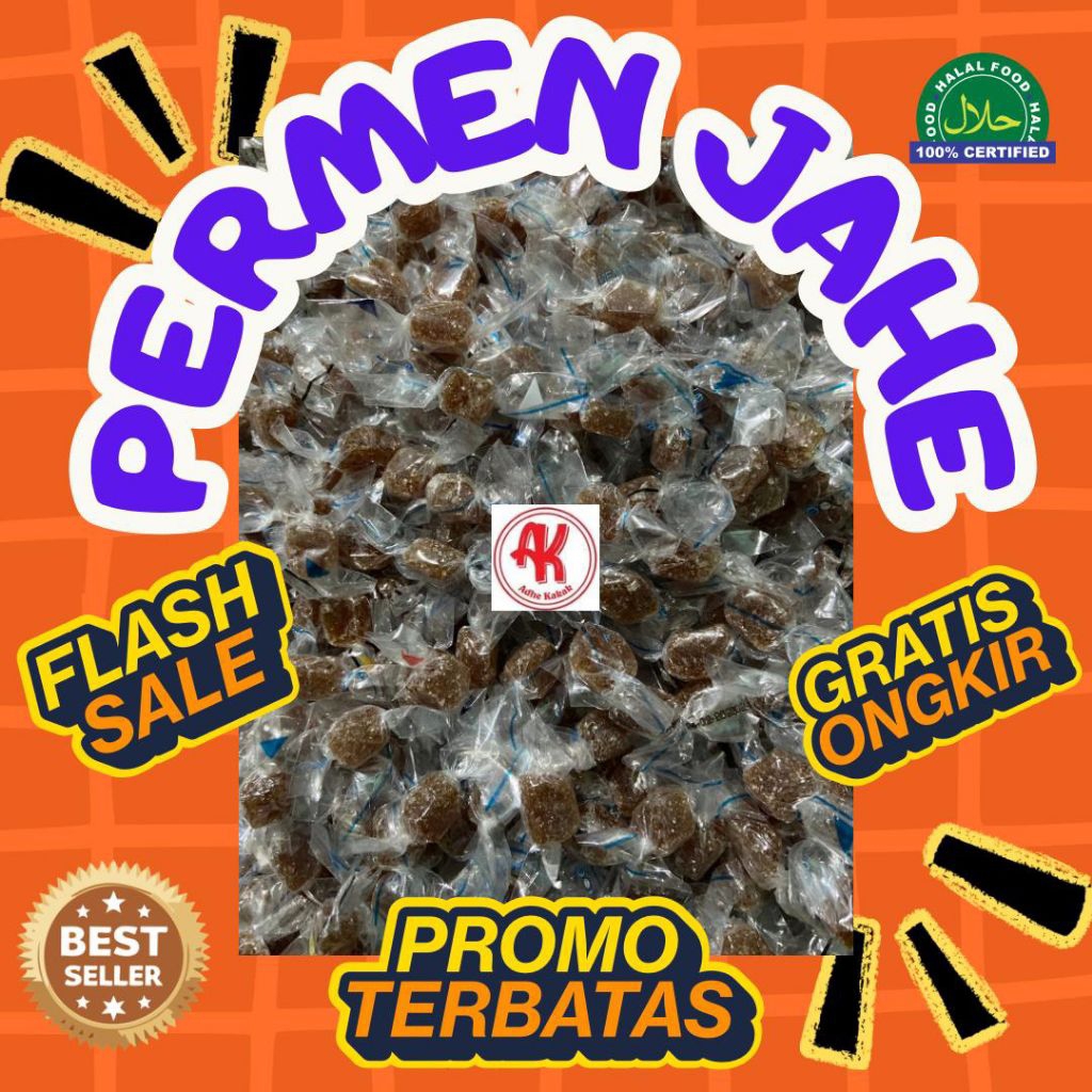 20 pcs permen jahe permen candy permen jahe pedas