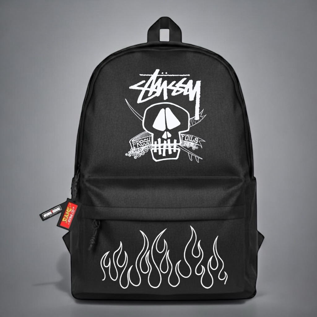 Tas Ransel Backpack Pria Casual Tas Gendong Terbaru 2025 Tas Stussy Kekinian Termurah Besik Stm Kece