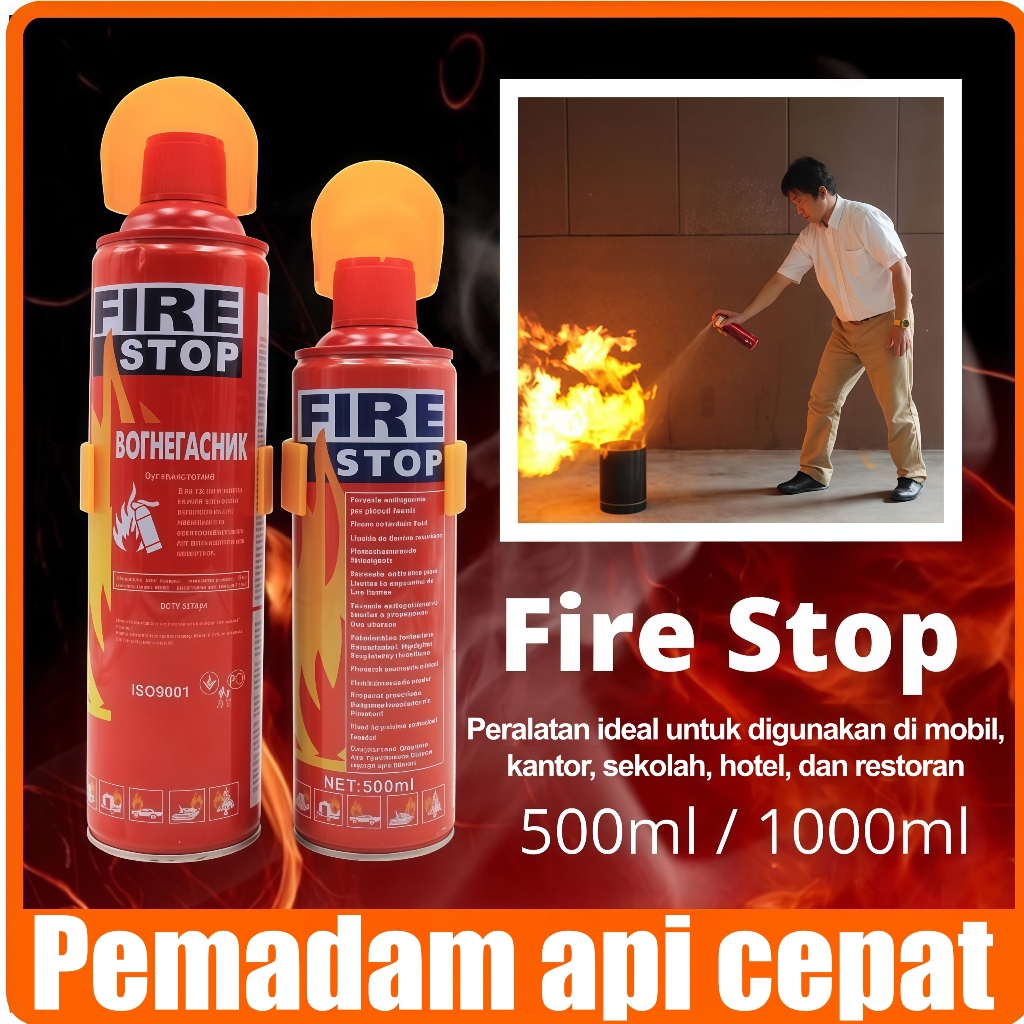 Apar mobil pemadam api semprot 500/1000Ml alat pemadam kebakaran api ringan mobil Dapur Rumah