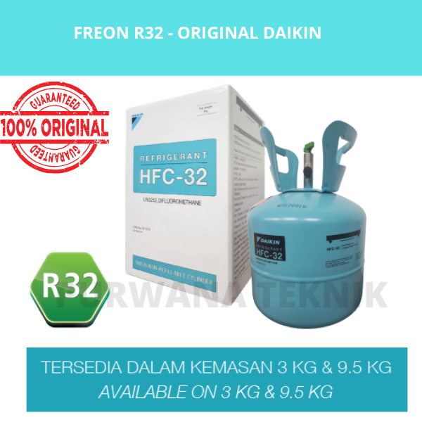 Freon R32 Daikin 3KG Original HFC-32