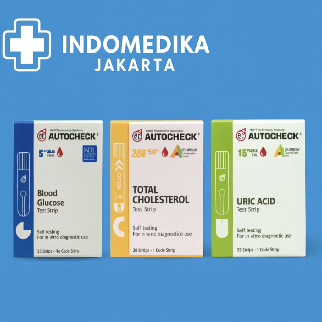 Autocheck Kolesterol / Kolesterol Autocheck/ Autocheck Uric Acid / Strip Asam Urat autocheck/ Glucos