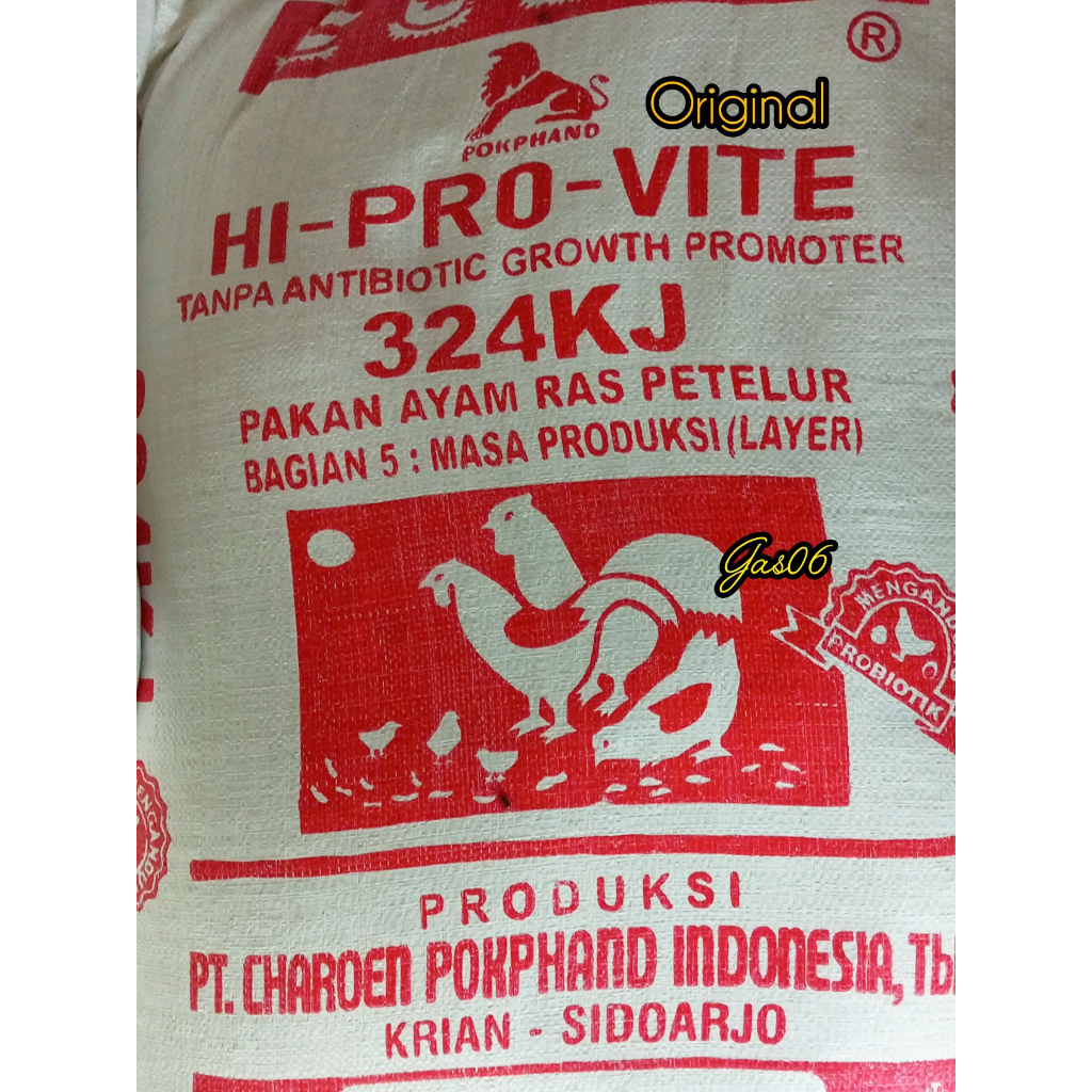 (REPACK)PUR/PAKAN AYAM PETELUR 324KJ USIA PRODUKSI