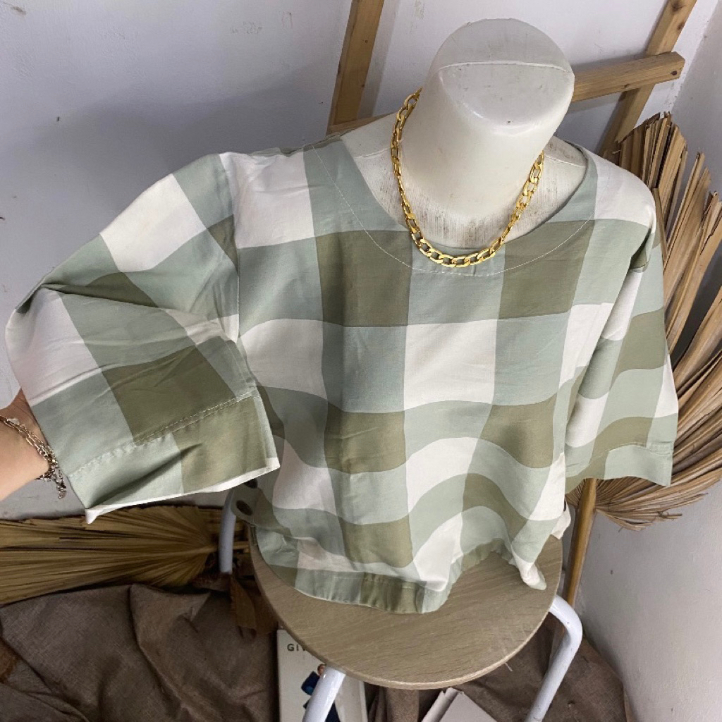 Blouse motif sage katun