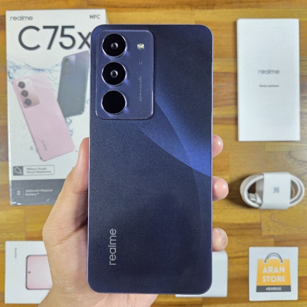 Realme C75x 8/128 GB Bekas Lengkap Garansi Resmi #14530
