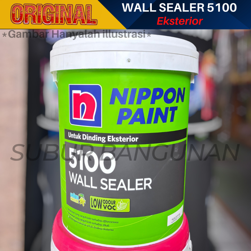 Cat Dasar Tembok Eksterior Luar Ruangan 5100 Nippon Paint 20 Liter