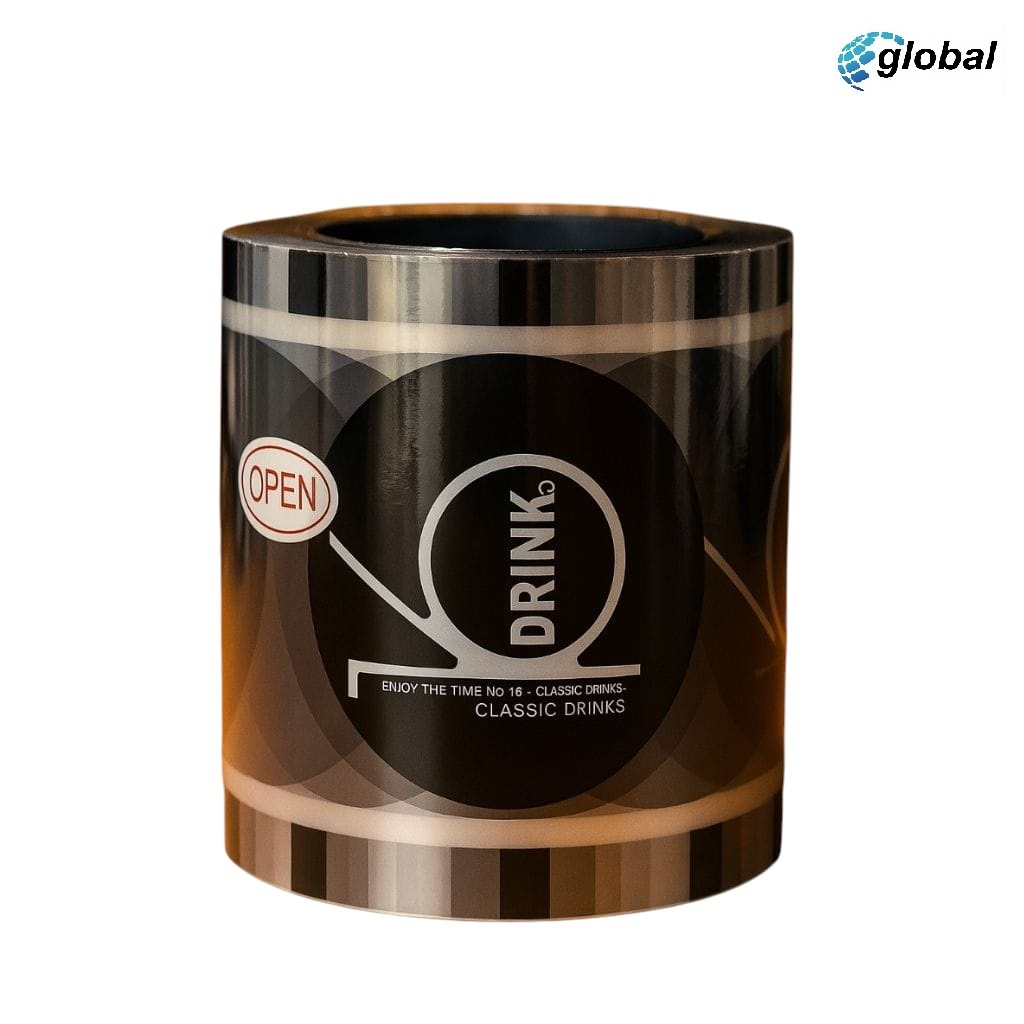 097 DRINK HITAM/Plastik Lid Cup Sealer | Plastik Seal Cup | Tutup Gelas | Tutup Segel Gelas Minuman 