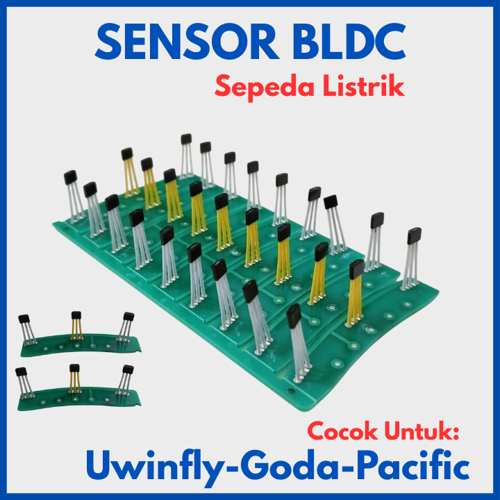 SENSOR DINAMO/BLDC Sepeda Listrik | Hall Sensor Dinamo Sepeda Listrik Untuk Roda 2 | Sensor Dinamo S