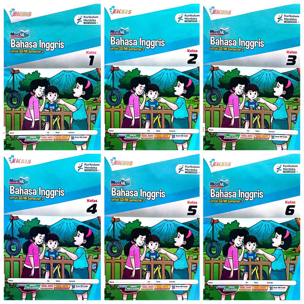 BUKU LKS EKSIS SD MI BAHASA INGGRIS KELAS 1 2 3 4 5 6 KURIKULUM MERDEKA SEMESTER 2 GENAP TA.2025/202