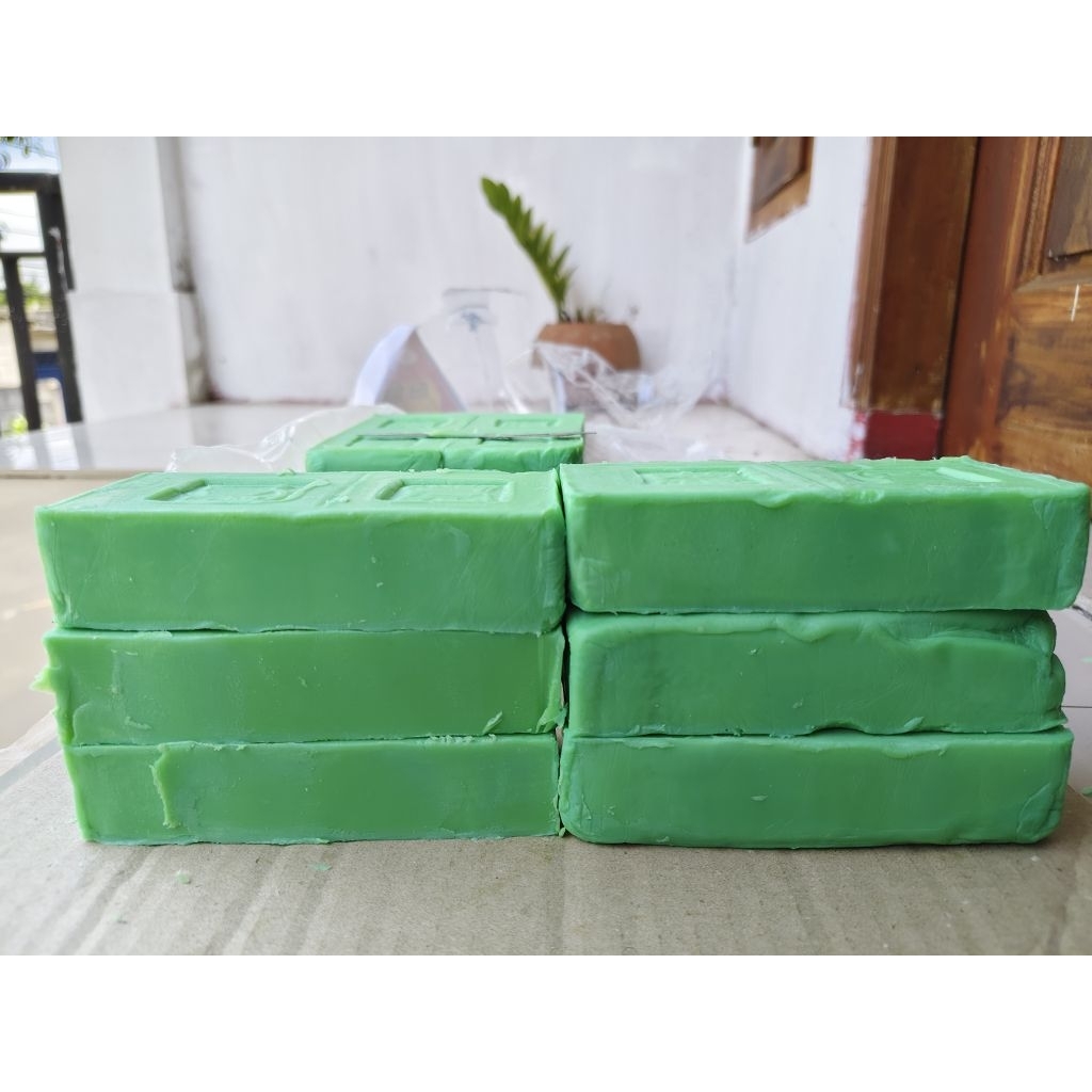 sabun cuci batang cap telepon @200 gram sabun gosok hijau