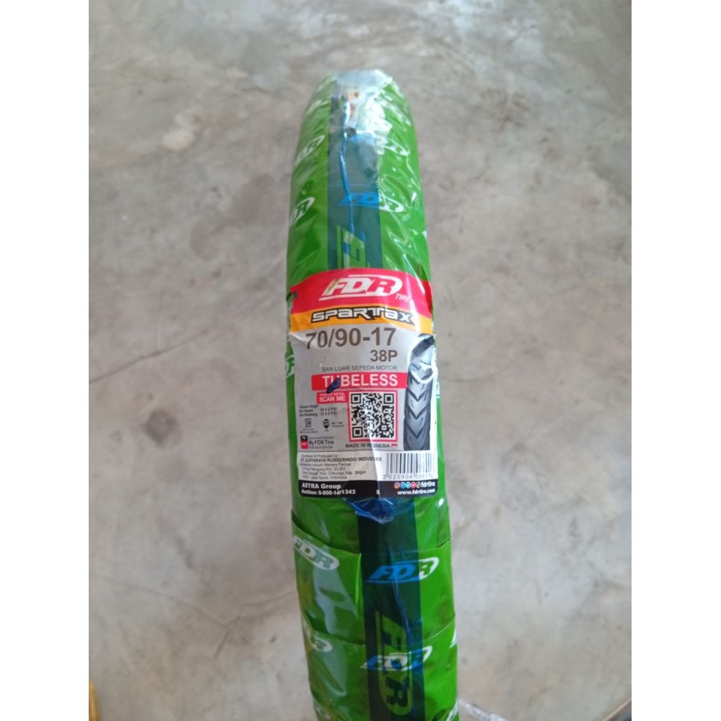 BAN TUBLESS FDR SPARTAX 70/90 RING 17