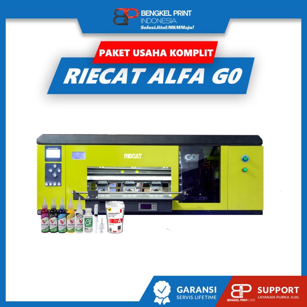 Paket Usaha Sablon DTF | Paket Printer DTF Large Format ALFA G0