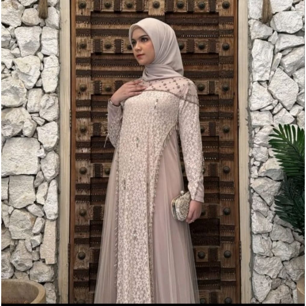 MADINAH DRESS by javina original/JAVINA_OFFICIAL/gamis mewwah/gamis pesta/gamis kondangan/gamis leba