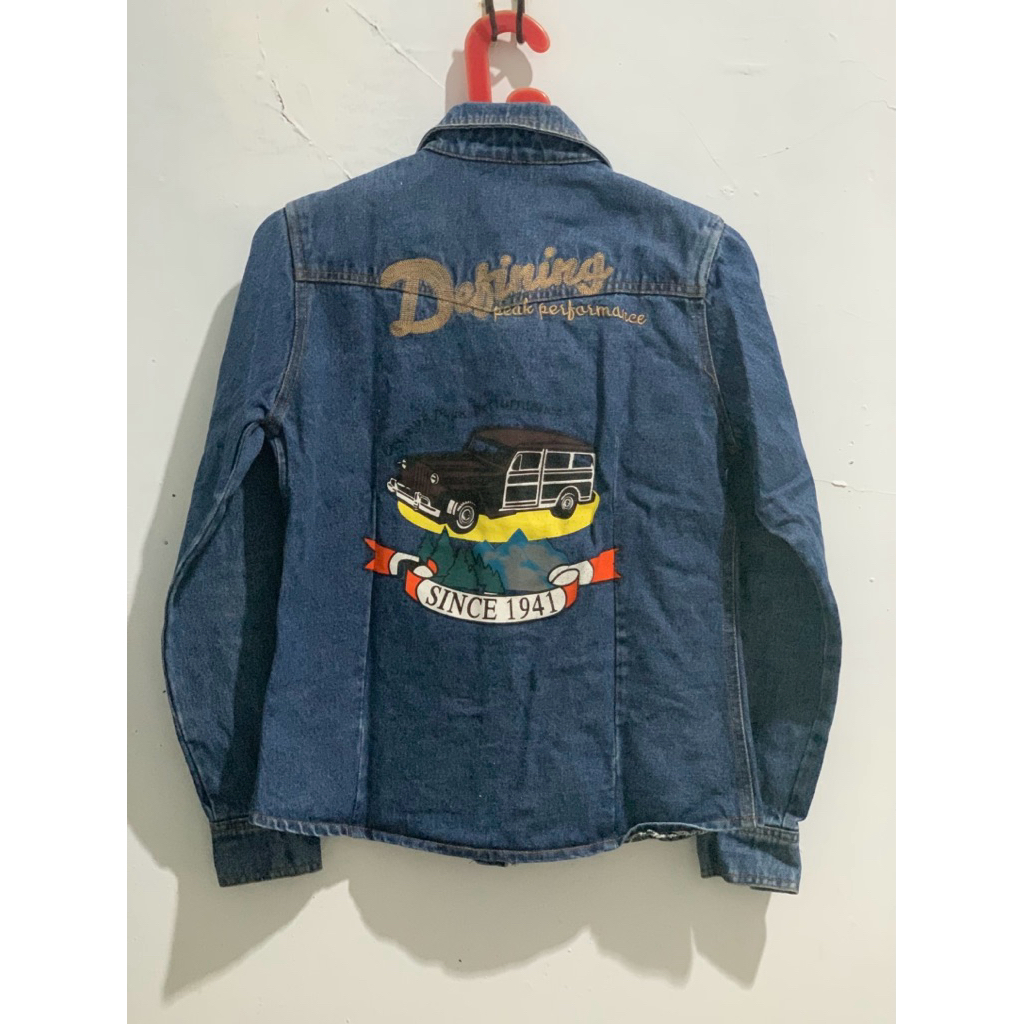 Jaket vivienne westwood london unisex wanita denim small