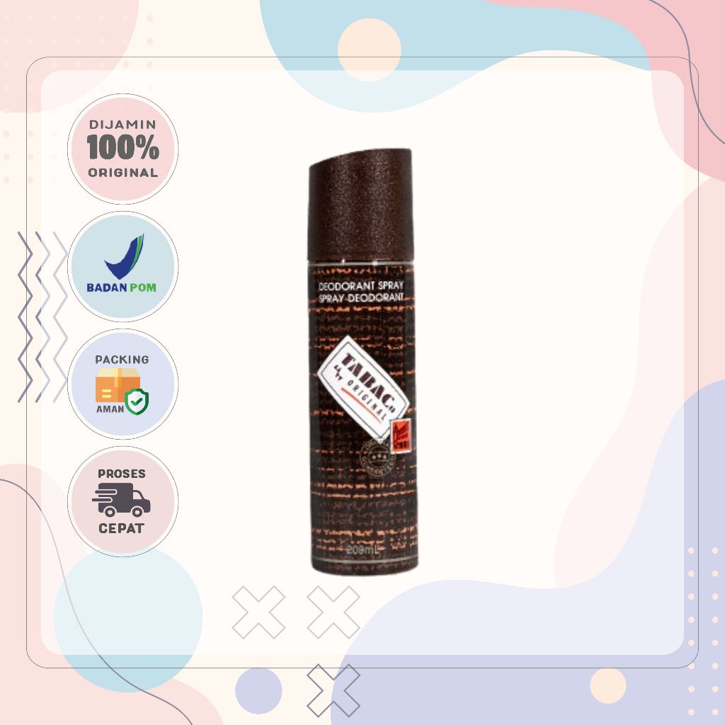 Tabaco Deodorant Spray 200 ml (KHUSUS PULAU JAWA)