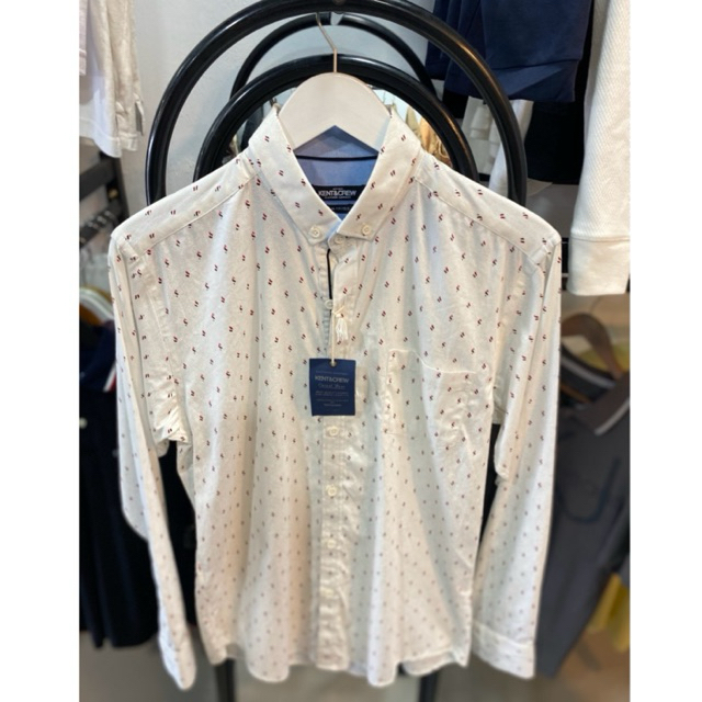 Kemeja Lengan Panjang Kent & Crew Pria