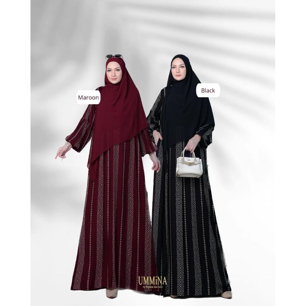 Puan  Scraft  Salur  Etnik  by Ummina Gamis set Hijab Jumbo