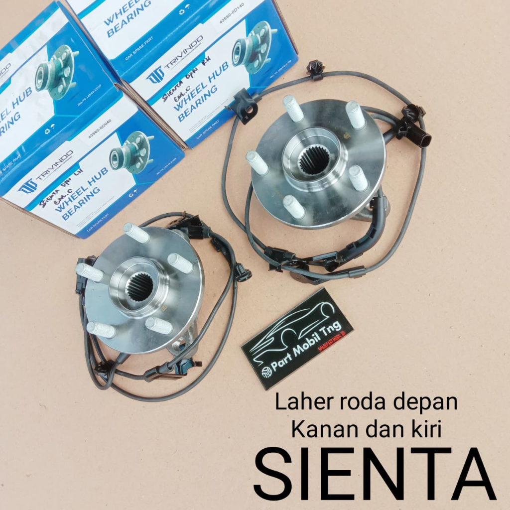 Bearing Laher Roda Wheel Hub Roda Depan Toyota Sienta Kanan / Kiri Varian