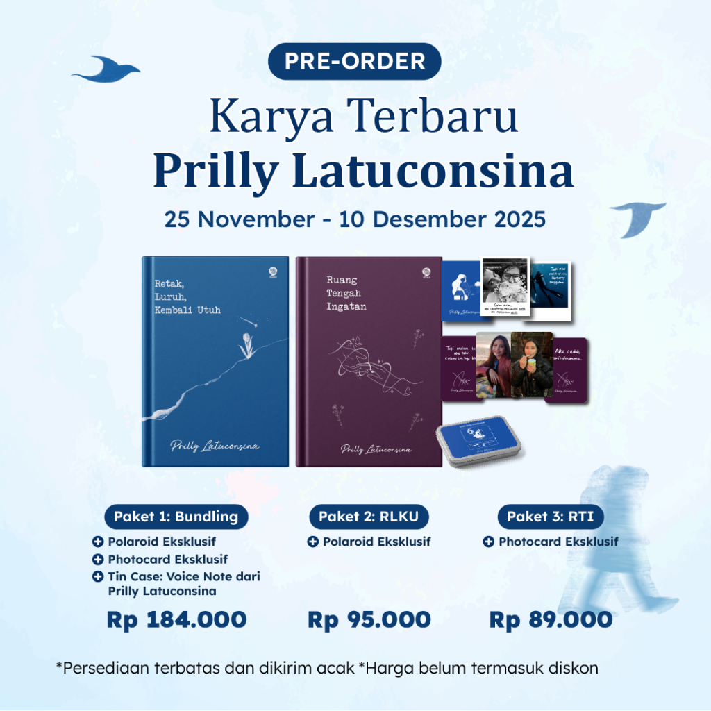 Novel Retak, Luruh, Kembali Utuh - Prilly Latuconsina - Puisi, Prosa & Kumcer - Noura