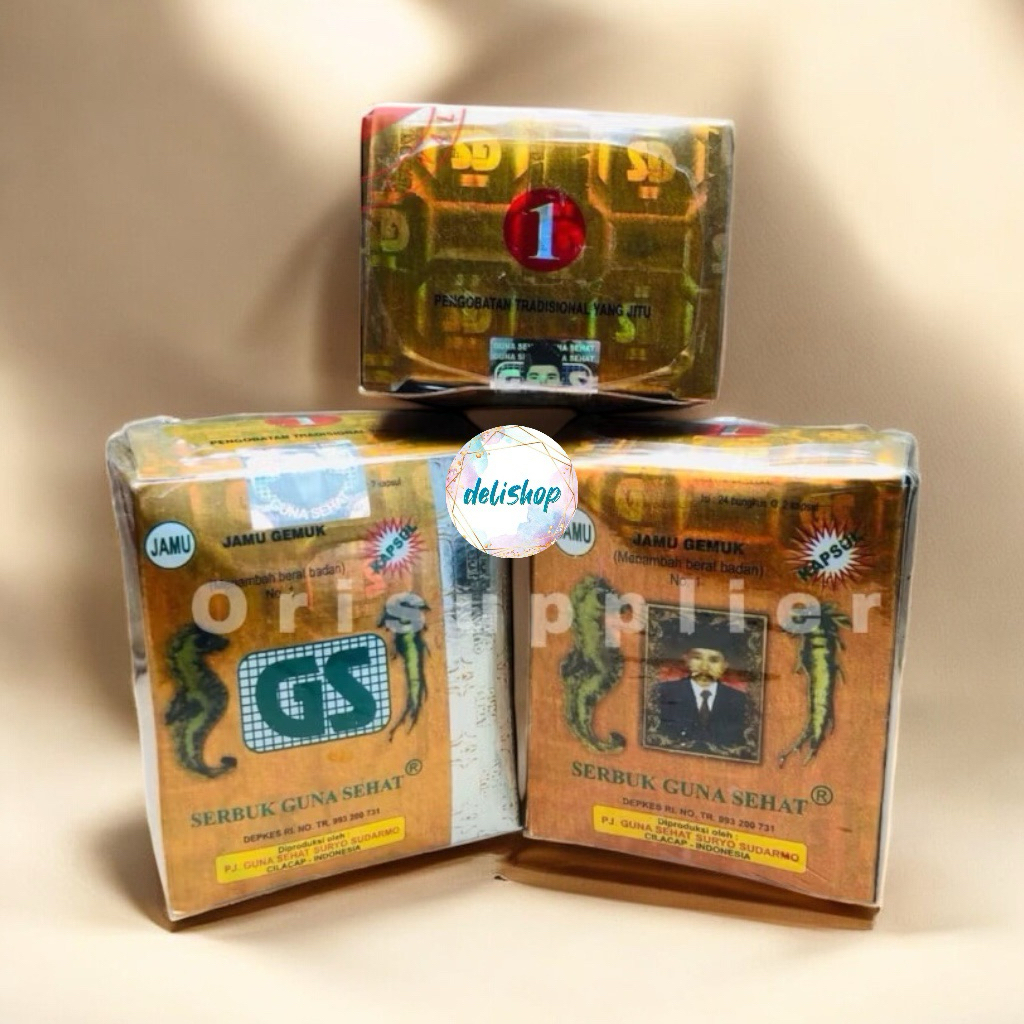 GUNA SEHAT KAPSUL GS NO. 1 - JAMU GEMUK SEHAT