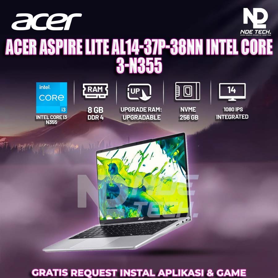 ACER ASPIRE LITE AL14-37P-38NN INTEL CORE 3-N355