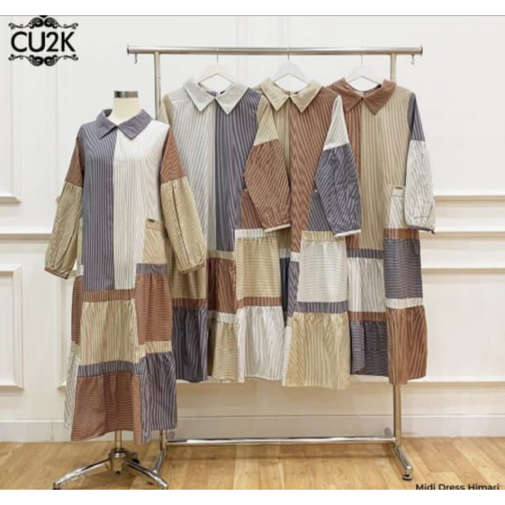 MIDI DRESS  KATUN HARUKA BY CU2K