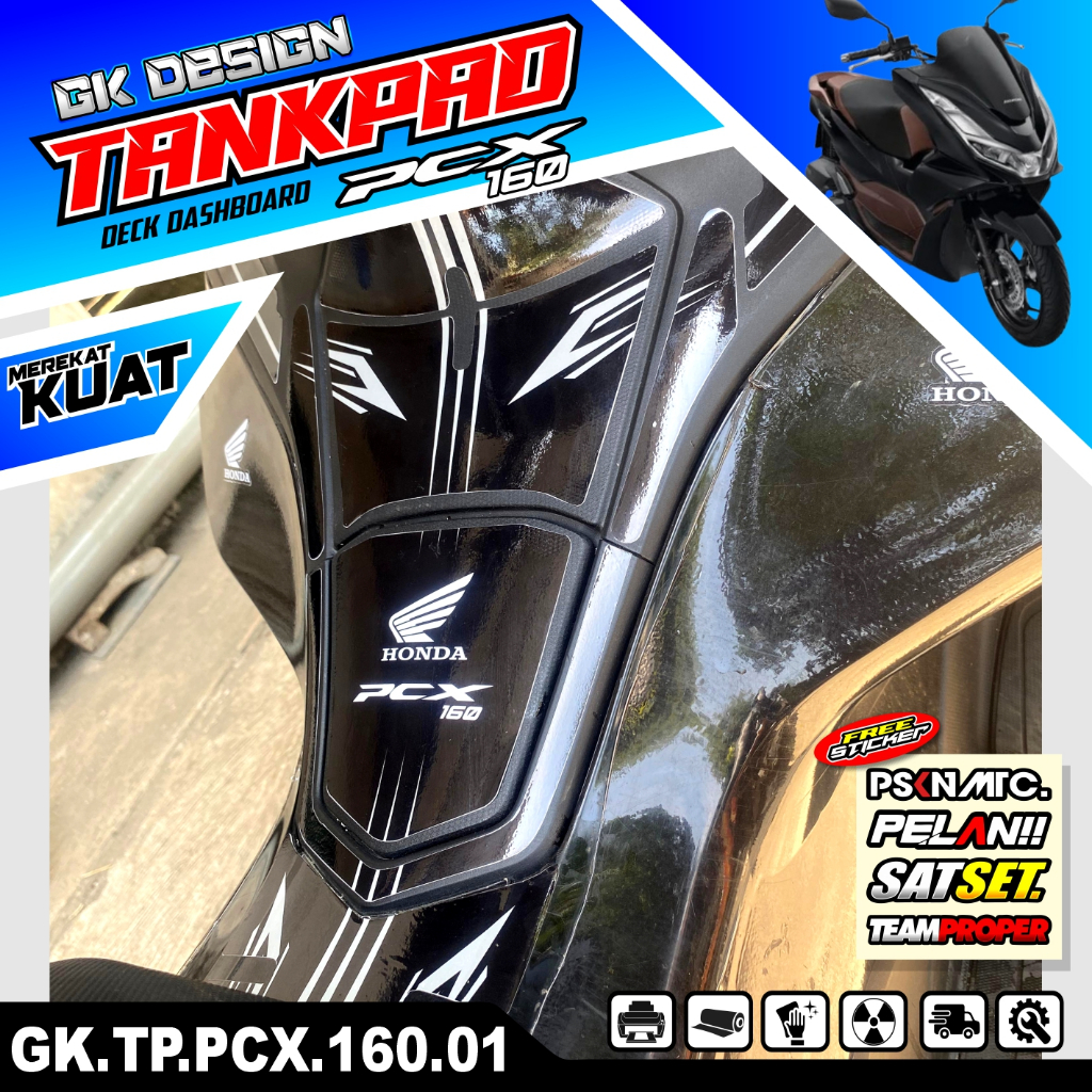 PELINDUNG DAHSBOARD PCX 160 | STICKER DASHBOARD TANKPAD PCX 160 | STICKER TANGKI BENSIN PCX 160 GK 0