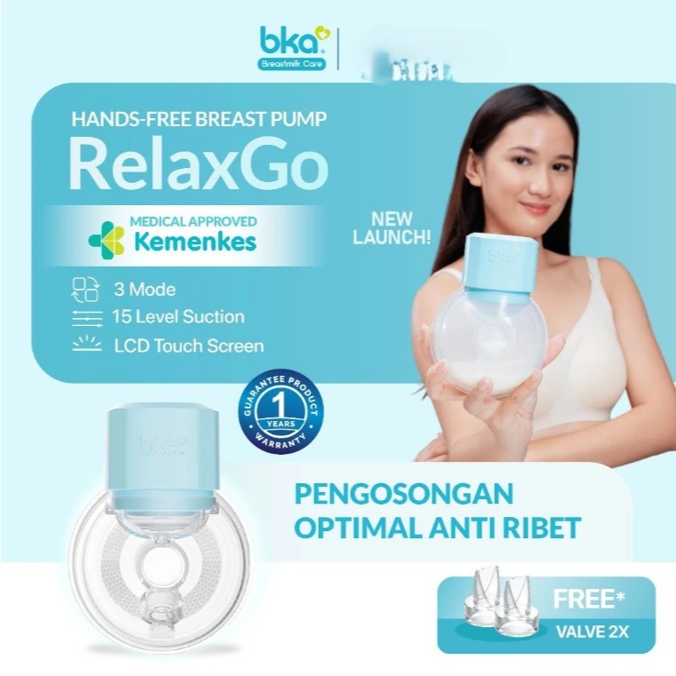 BKA RelaxGo Breast Pump Handsfree Electric | Pompa ASI Elektrik | Pompa ASI Handsfree