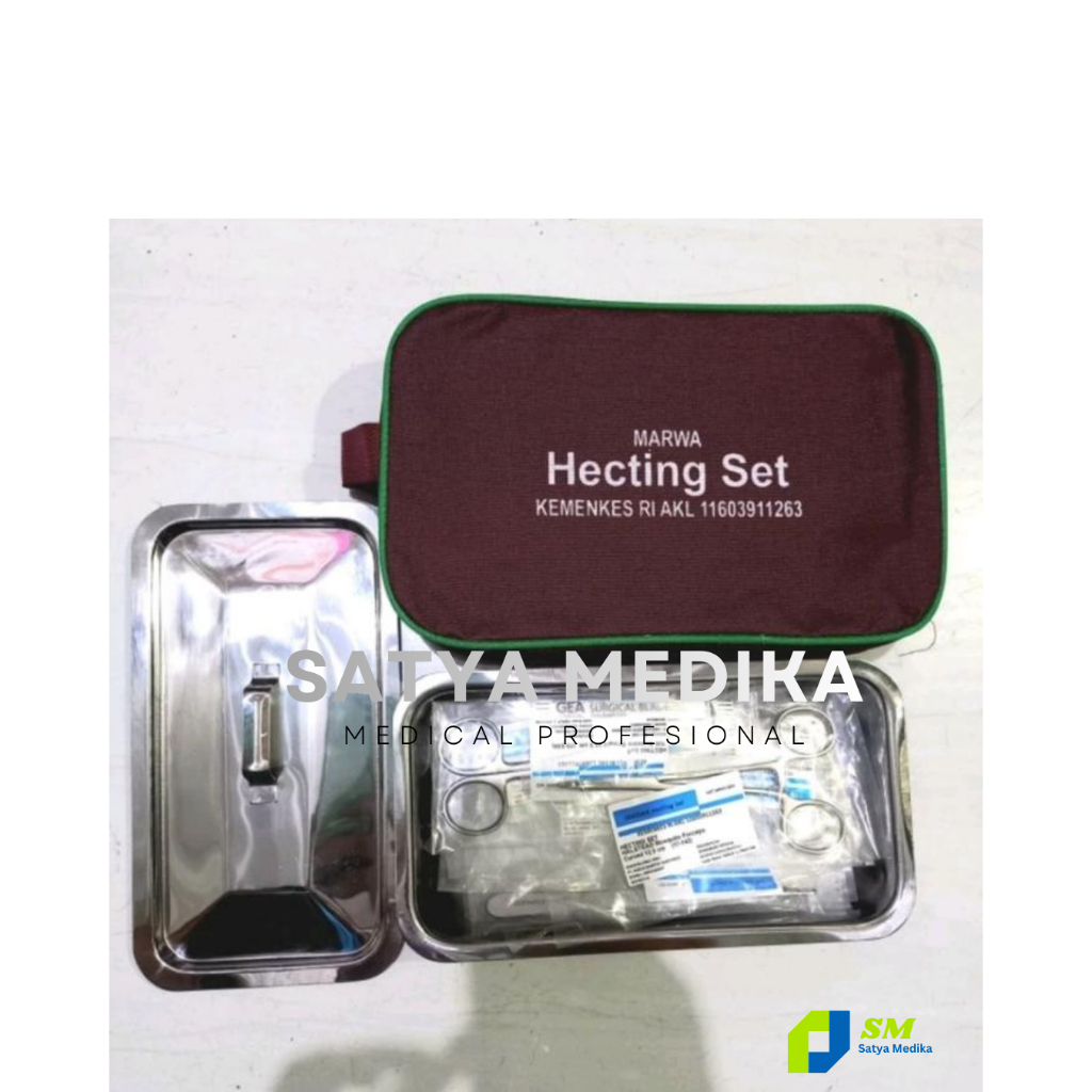 Hecting Set Marwa Alat Bedah Lengkap